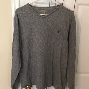 Polo long sleeve v neck